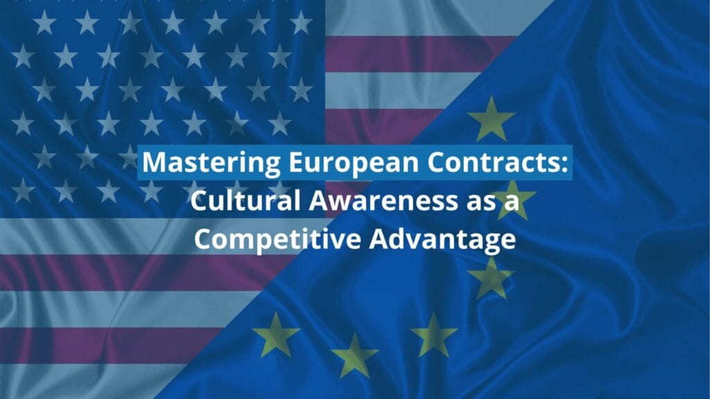 US-EU flags with cultural contracts text overlay